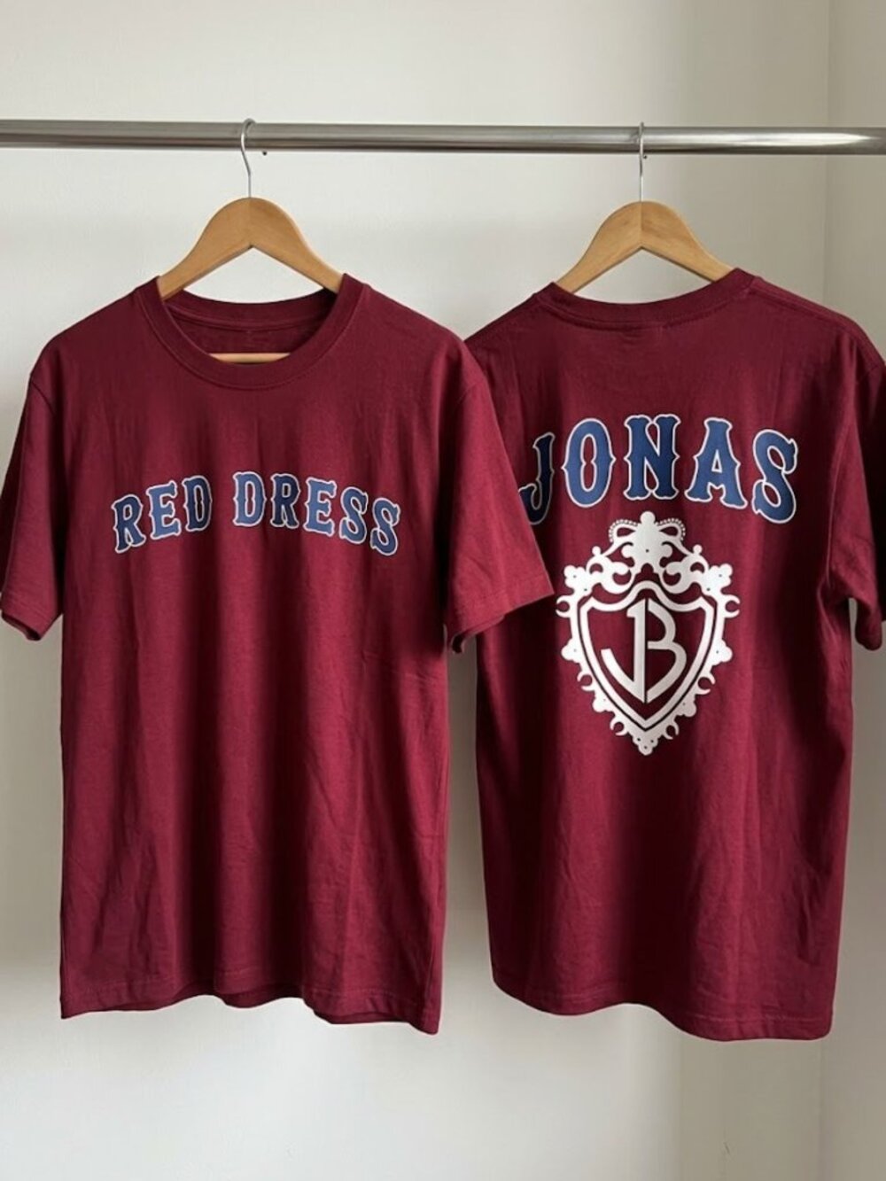 Jonas Brothers Burning Up All Over Again Boston MA 2026 T-Shirt Reprint